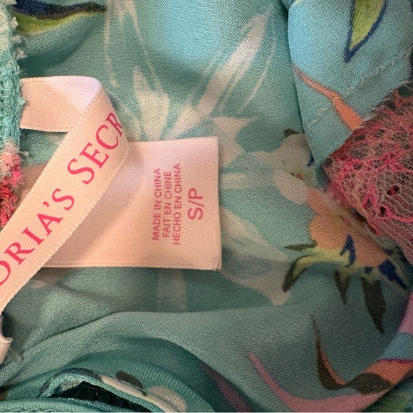 Victorias Secret Teddy Romper Y2K Tropical Print - Picture 10 of 10